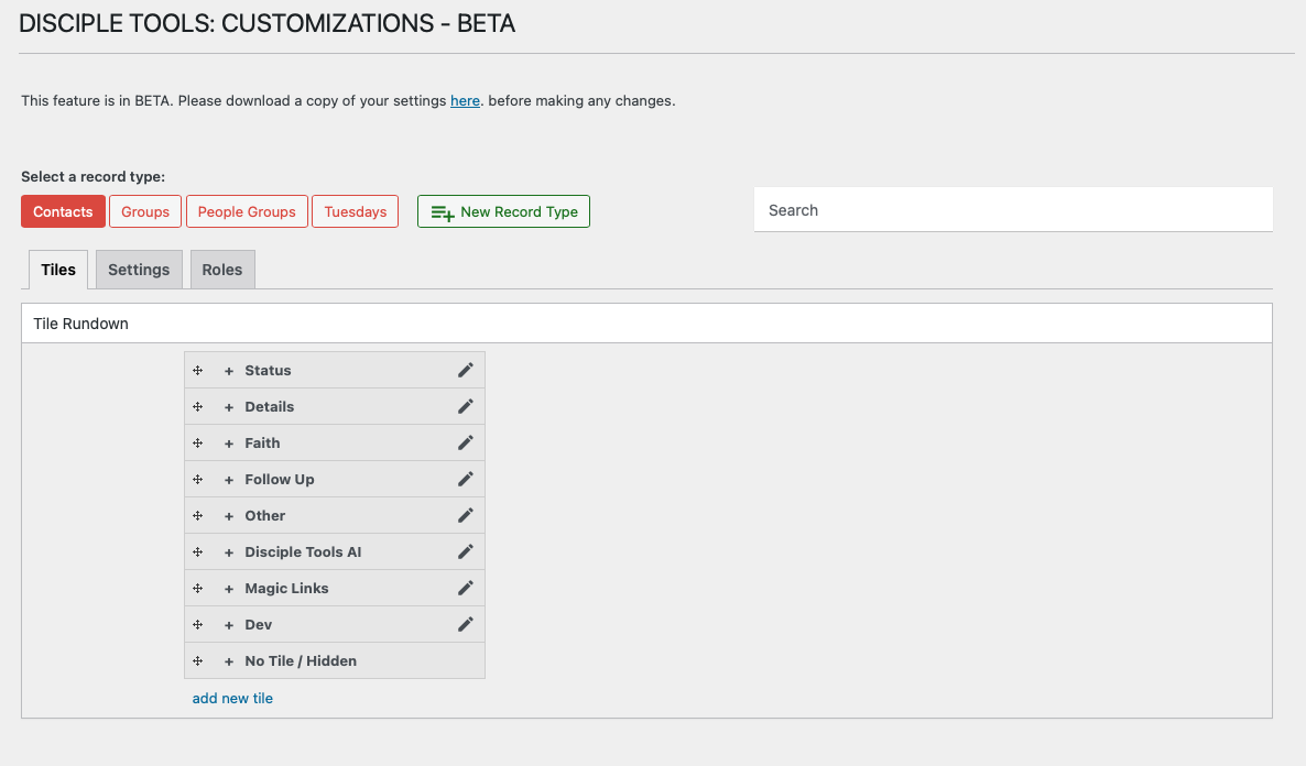 Admin Customization Overview