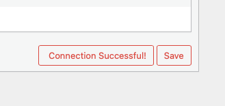 Connection Test Success